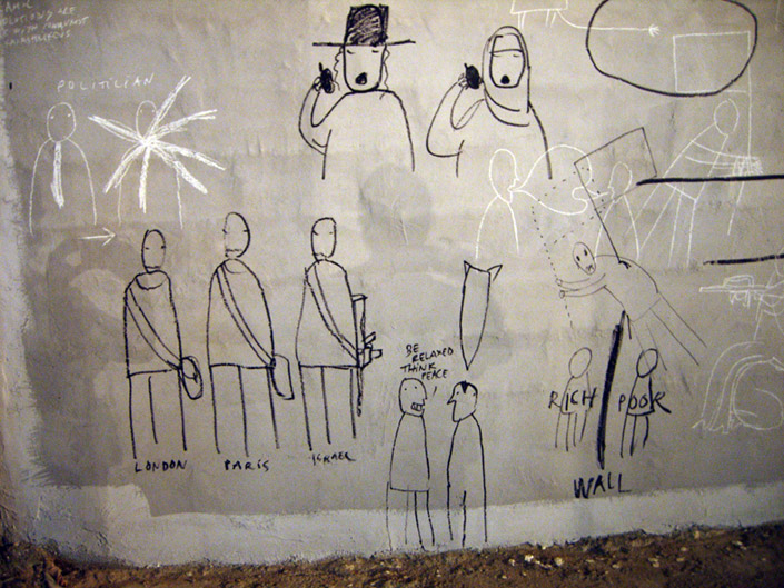 Dan Perjovschi - The Grey Drawing